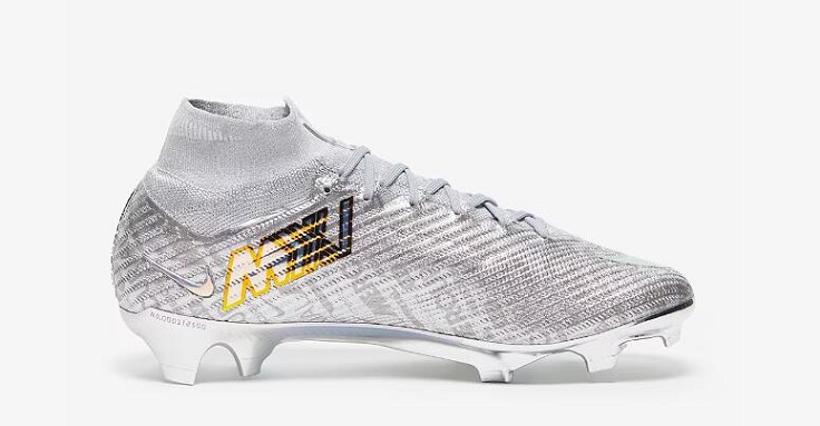 Nike AIR Zoom Mercurial Superfly IX Elite XXV SE FG - argent or